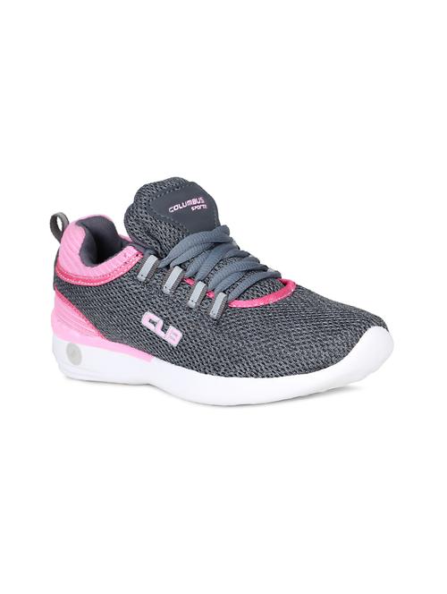 grey lace-up sports shoes - 15564086 - Very Small Image - 1