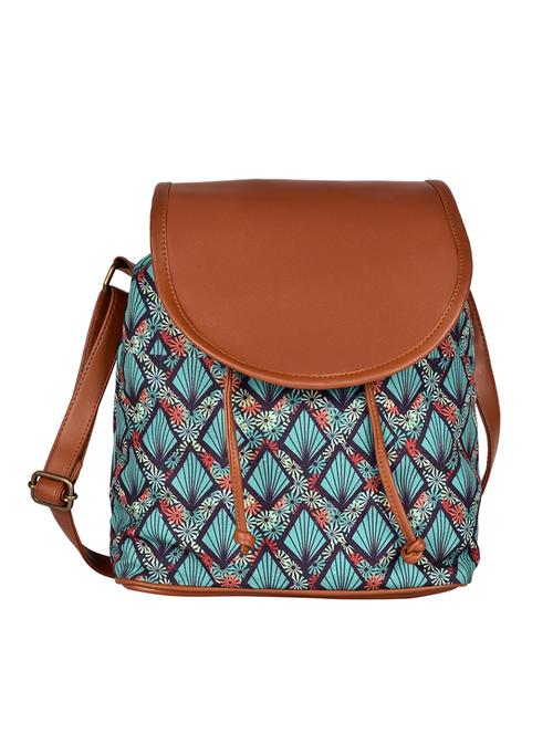  blue printed regular sling bag - 15566391 - Very Small Image - 1