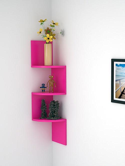 zigzag corner wall mount shelf - 15569977 - Very Small Image - 1