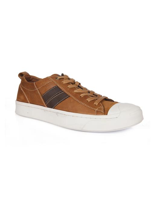 brown Nubuck lace up sneakers - 15572426 - Very Small Image - 1