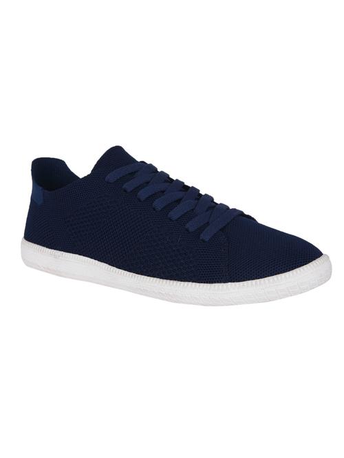 navy Fabric lace up sneakers - 15572530 - Very Small Image - 1