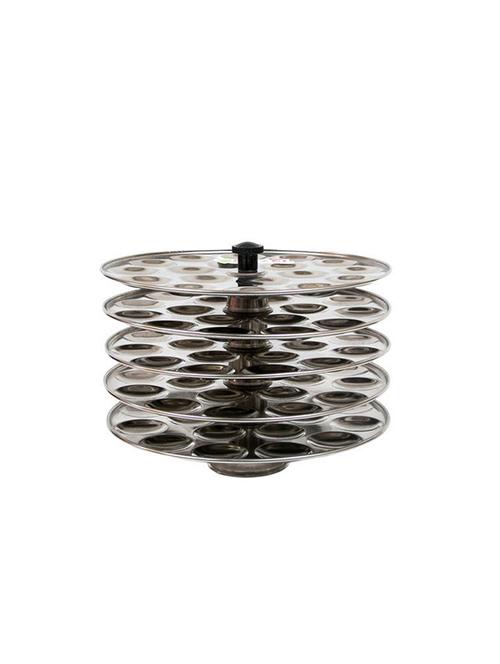 mini stainless steel idli plate 5-rack plates, 18 idlies per plate - 15573698 - Very Small Image - 1