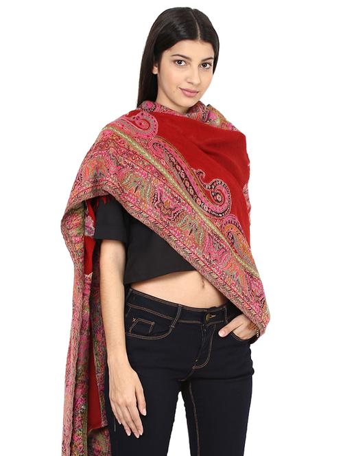 paisley woolen shawls - 15575248 - Very Small Image - 1