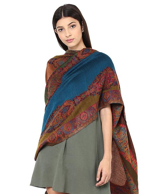 paisley woolen shawls - 15575251 - Very Small Image - 1