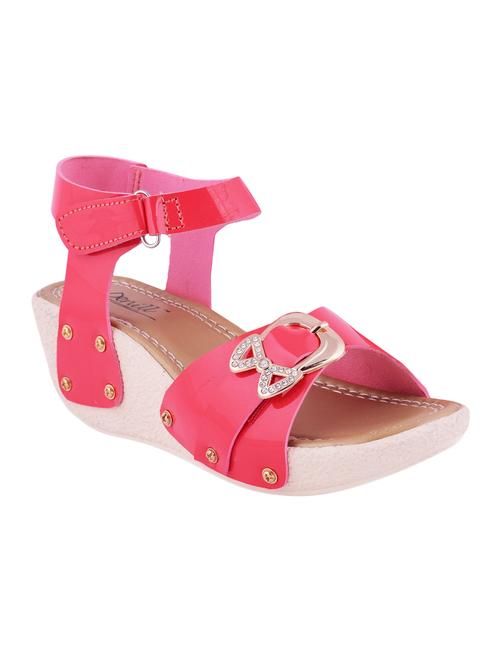 pink back strap wedges - 15575906 - Very Small Image - 1