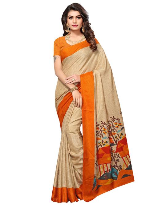 digital graphic prjnted pallu saree with blouse - 15576434 - Very Small Image - 1