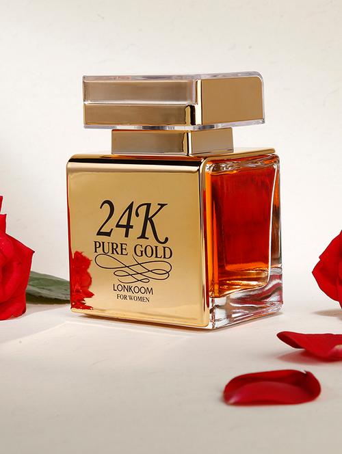 lonkoom 24k pure gold eau de parfume 100ml - 15577721 - Very Small Image - 1