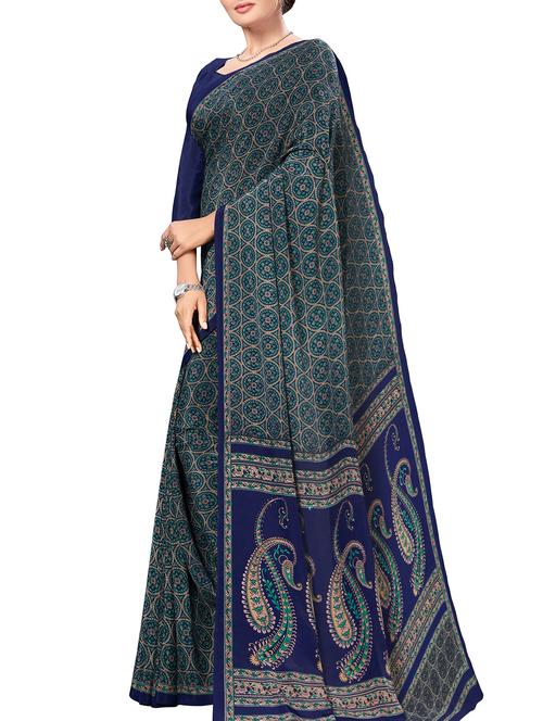 geometrical printed saree - 15578437 - Very Small Image - 1