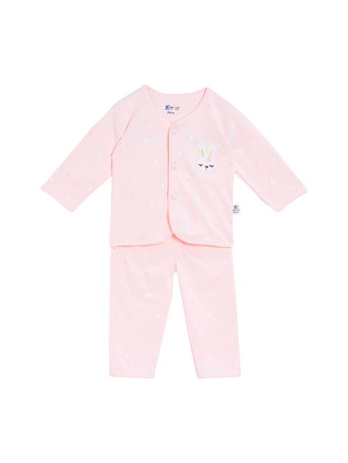 pink cotton pyjama set - 15581463 - Very Small Image - 1