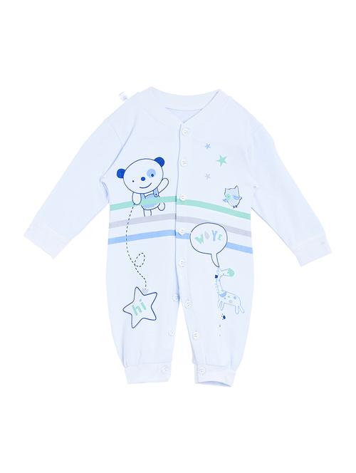 blue cotton  romper - 15581485 - Very Small Image - 1