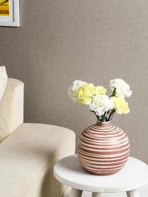 unravel india ceramic brown pot vase - 15581696 - Very Small Image - 1