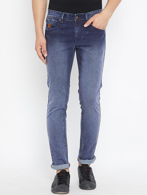 blue denim washed jeans - 15583022 - Very Small Image - 1