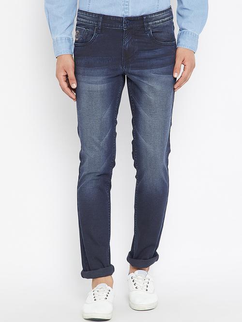 blue denim washed jeans - 15583032 - Very Small Image - 1