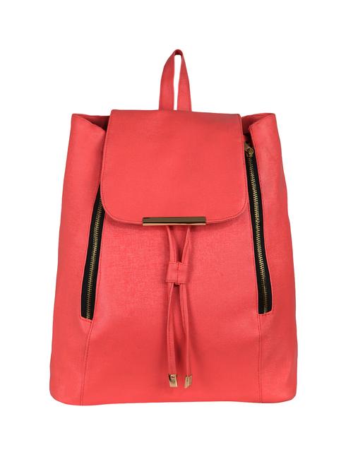 red leatherette (pu) regular backpack - 15584084 - Very Small Image - 1
