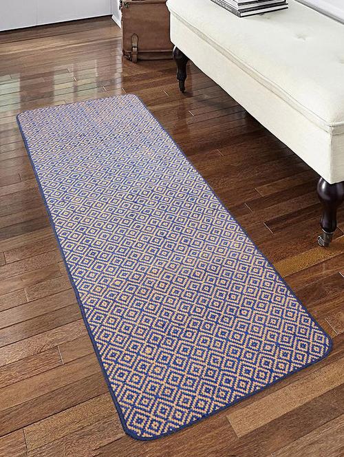 handloom made cotton & jute mixed multi purpose runner- 50x180 cm - 15584106 - Very Small Image - 1