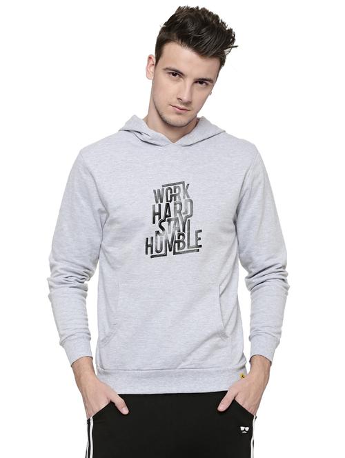 mens front print sweatshirt - 15584963 - Very Small Image - 1