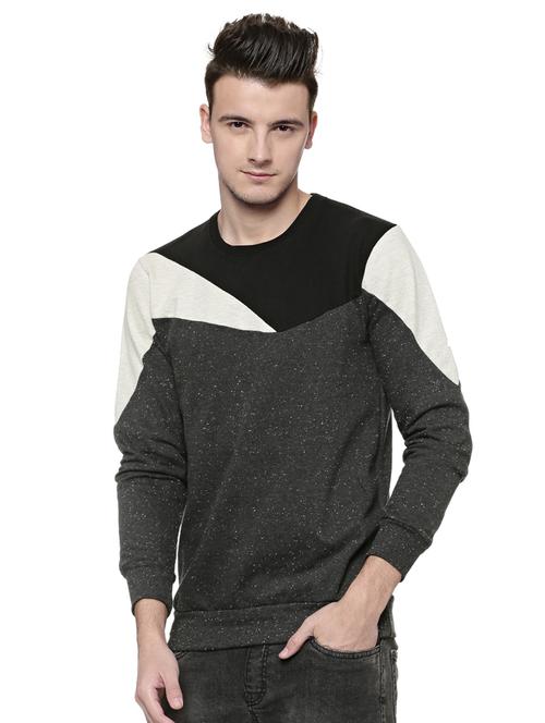 mens color block sweatshirt - 15584974 - Very Small Image - 1