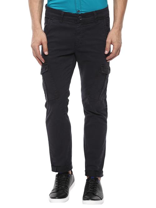 grey cotton blend cargo - 15587654 - Very Small Image - 1