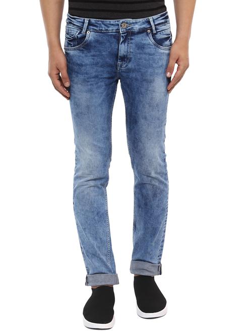 blue heavy washed jeans - 15587903 - Very Small Image - 1