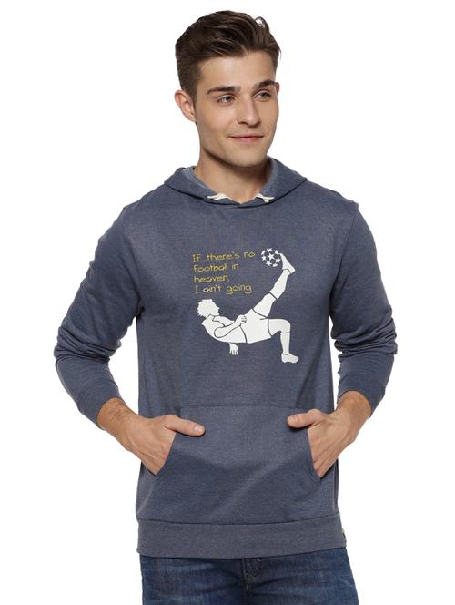 mens chest print sweatshirt - 15590343 - Very Small Image - 1