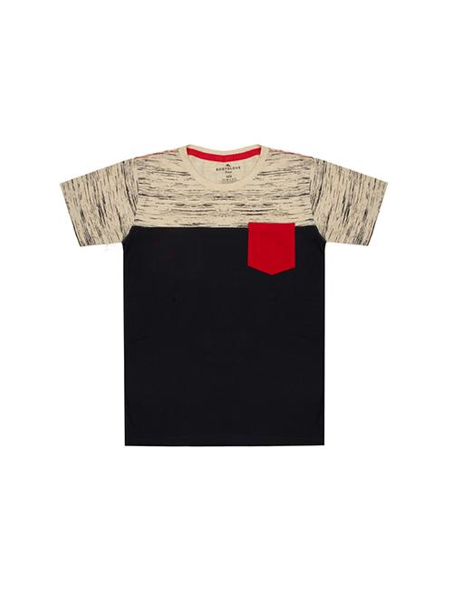 pocket patched color block t-shirt - 15601462 - Very Small Image - 1