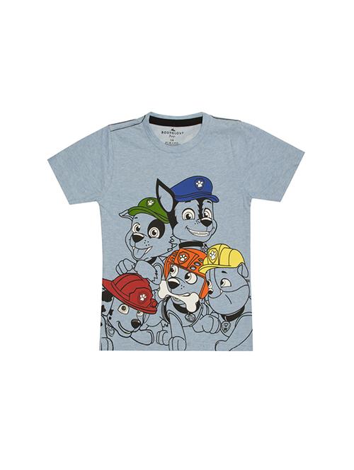 round neck graphic print t-shirt - 15601484 - Very Small Image - 1