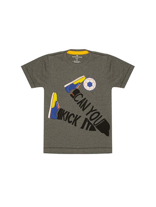 round neck graphic print t-shirt - 15601501 - Very Small Image - 1