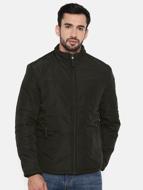 black polyester casual jacket - 15601779 - Very Small Image - 1