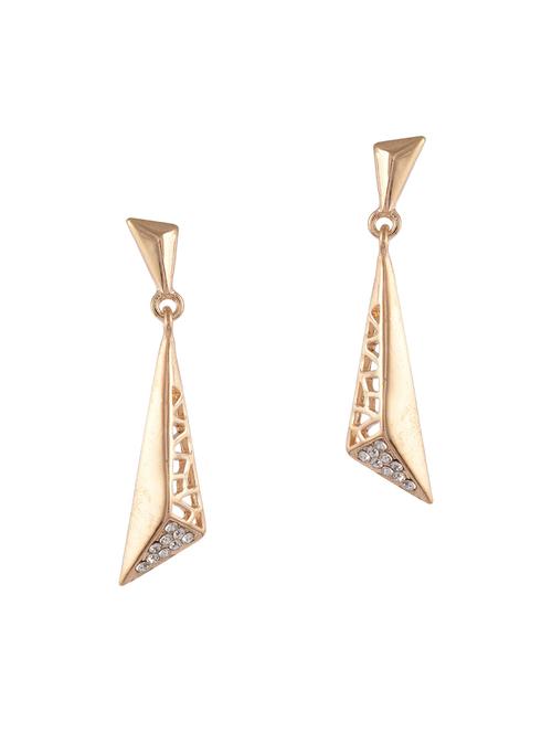 gold tone drop earrings - 15602117 - Very Small Image - 1