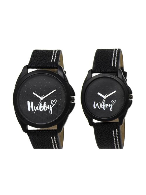 set of 2 round dial analog watch combo -(wat-lr-31-234-combo) - 15602970 - Very Small Image - 1