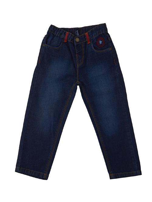 dark blue denim washed jeans - 15604184 - Very Small Image - 1