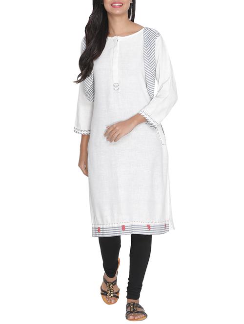 straight kaantha kurta with jacket - 15604676 - Very Small Image - 1
