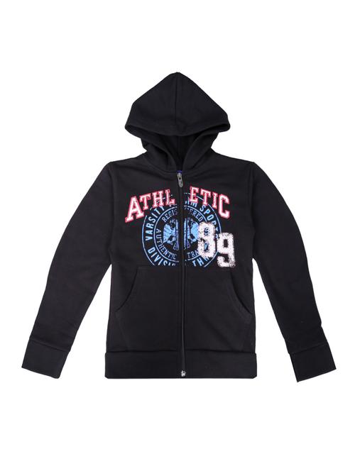 black fleece sweatshirt - 15606254 - Very Small Image - 1