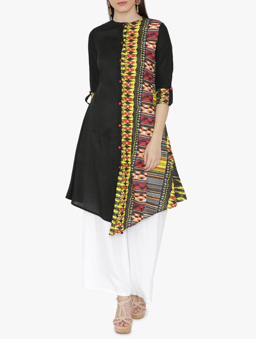 asymmetric printed kurta - 15611370 - Very Small Image - 1