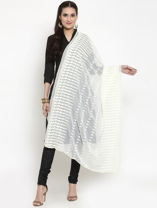 tonal embroidered dupatta - 15612402 - Very Small Image - 1