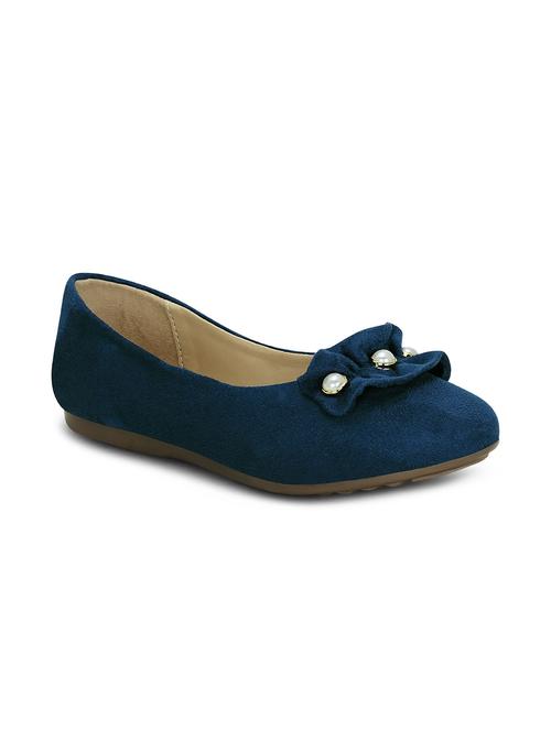 blue slip on ballerinas - 15613115 - Very Small Image - 1