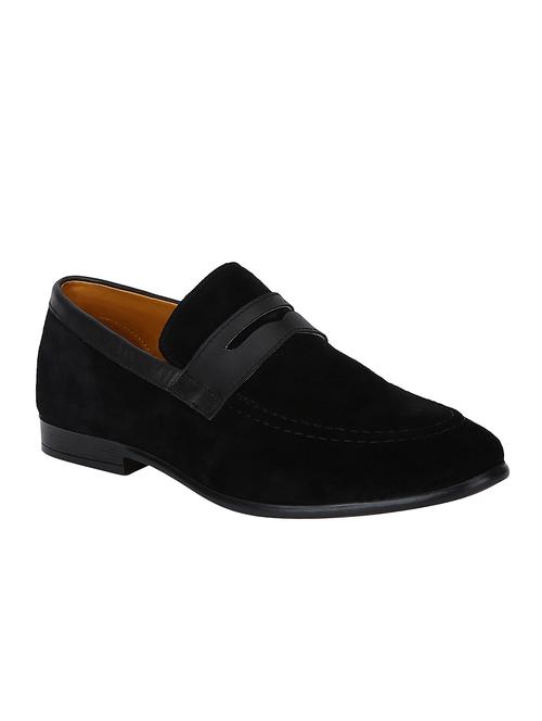 black suede casual slipons - 15613174 - Very Small Image - 1