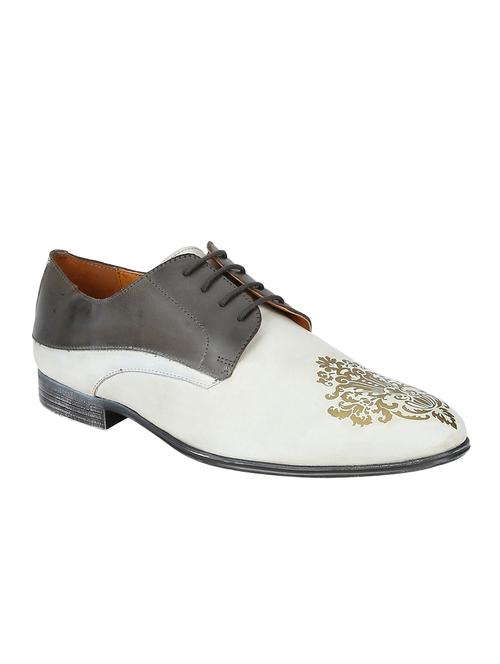 white leather lace up shoes - 15613359 - Very Small Image - 1