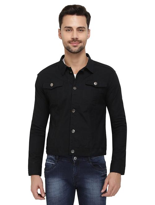 black denim jacket - 15619022 - Very Small Image - 1