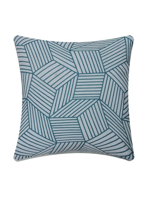 polyester emerald green square cushion cover- set of 5 (40 x 40 cm) - 15620045 - Very Small Image - 1