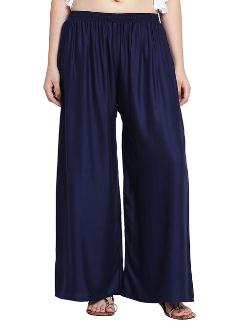 high rise flared palazzo - 15620304 - Very Small Image - 1