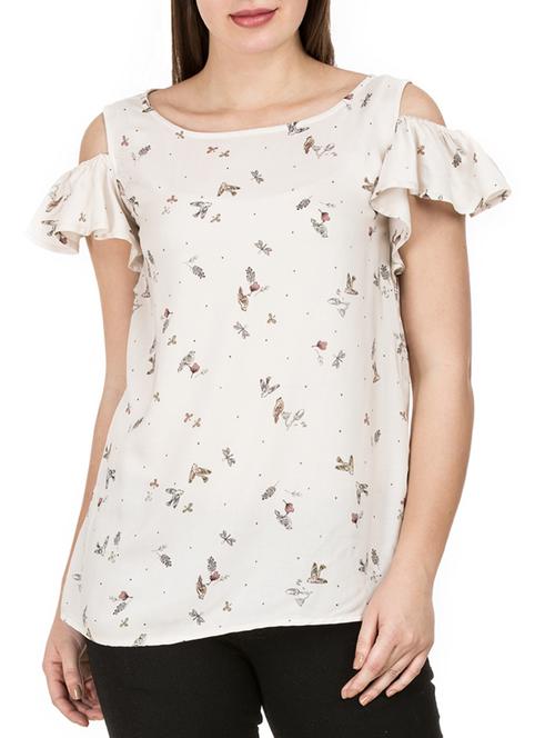 women's straight boat neck top - 15620622 - Very Small Image - 1