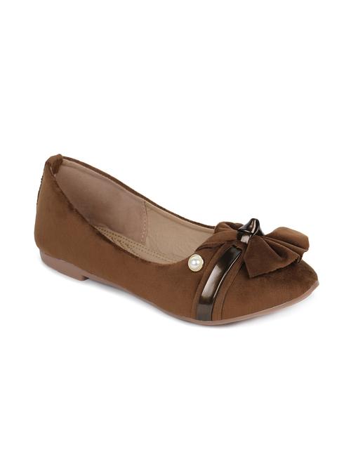 brown slip on ballerinas - 15623473 - Very Small Image - 1