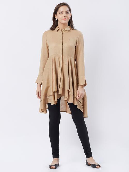asymmetric layered kurta - 15625334 - Very Small Image - 1