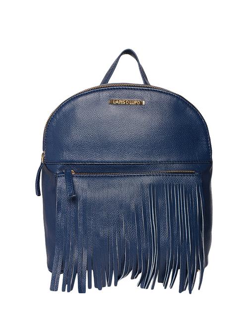 blue leatherette (pu) fashion backpack - 15625758 - Very Small Image - 1