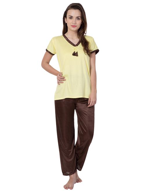 tassel detail nightwear pajama set - 15626906 - Very Small Image - 1