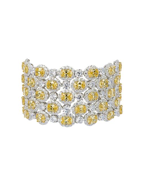 yellow silver tone bracelet - 15627164 - Very Small Image - 1