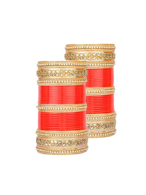 red gold tone stone bangles - 15627470 - Very Small Image - 1