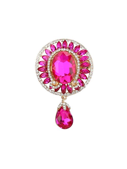 pink metal brooch - 15627853 - Very Small Image - 1