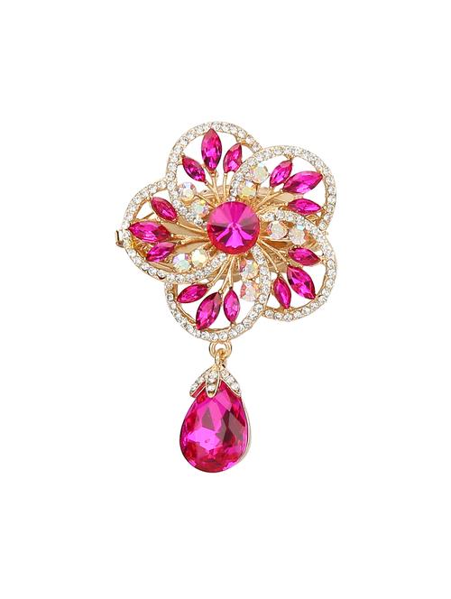 pink metal brooch - 15627859 - Very Small Image - 1
